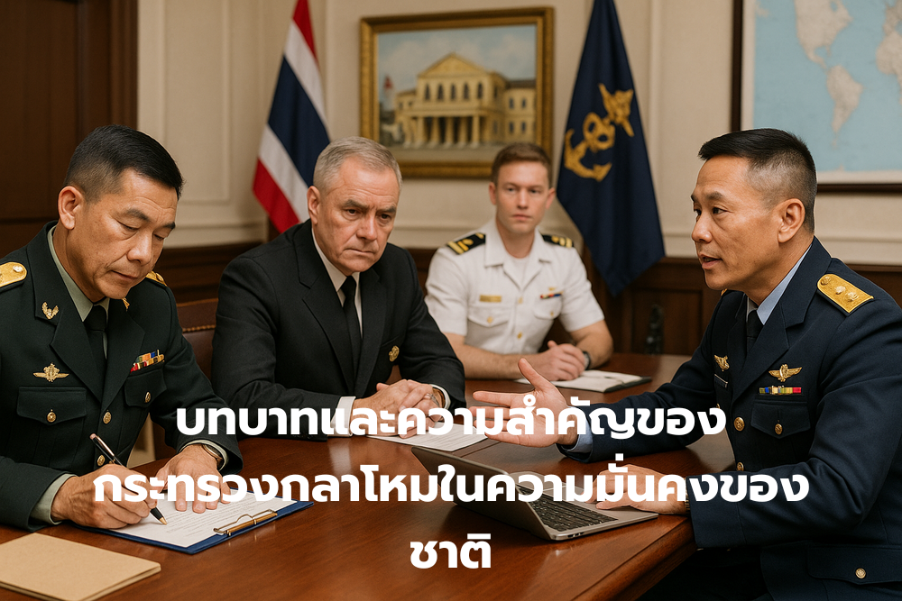 บทบาทและความสำคัญของกระทรวงกลาโหมในความมั่นคงของชาติ