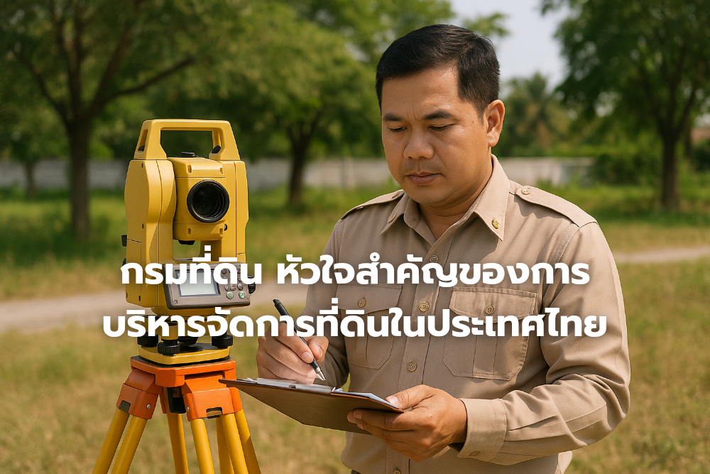 กรมที่ดิน หัวใจสำคัญของการบริหารจัดการที่ดินในประเทศไทย
